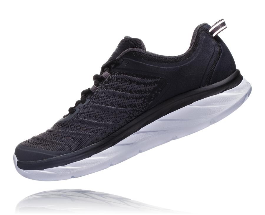 Tenis Hoka One One Hombre Negros/Blancos - Akasa - LDOC46732